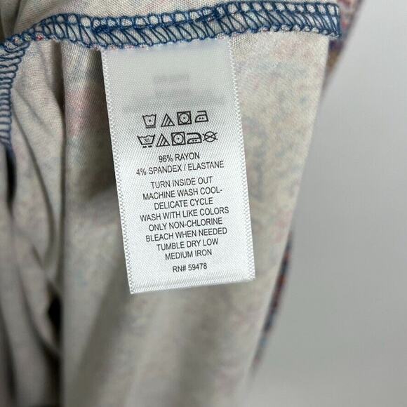 Cynthia Rowley Women's Plus Size Paisley Print Swing Dress Size 3X Boho NEW - Picture 5 of 8